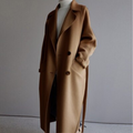 Ivy | Wool-Blend Long Coat for Women 4