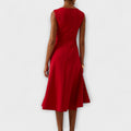 Sophisticated Sleeveless Midi Dress for Women 2