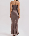 Women's Draped Maxi Dress Wedding Guest Formal 2