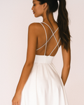 Women's Strappy Midi Dress Wedding Guest Formal 2
