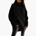 Jolanda | Tunic-Length Oversized Turtleneck Sweater for Women 2