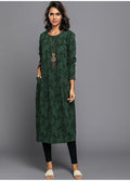 Long Sleeve Midi Dress with Side Pockets 1