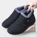 Black Slip-On Winter Boots for Women, Warm Fit 3