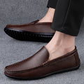 Alessio | Faux Leather Slip-On Loafers for Men 1