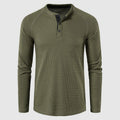 Petrus | Classic Men's Knit Long Sleeve Henley 5