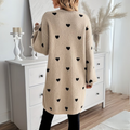 Jenny | Heart Detail Knit Cardigan for Women 3