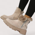 Norma | Khaki Warm Winter Boots, Comfort Fit 3