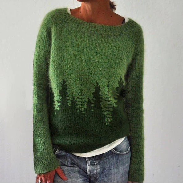 Liv | Retro Women's Autumn Knit Sweater