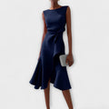 Sophisticated Sleeveless Midi Dress for Women 3