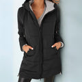 Hooded Puffer Jacket for Women, Drawstring Waist 3