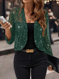 Women's Glitter Sequin Cardigan Jacket 2