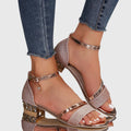 Cushioned Arch Support Heeled Sandals for Women 4