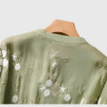 Women's Elegant Top with Embroidered Floral Detail 4