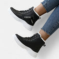 Women's Winter Boots, Chunky Lace-Up with Warm Lining 8