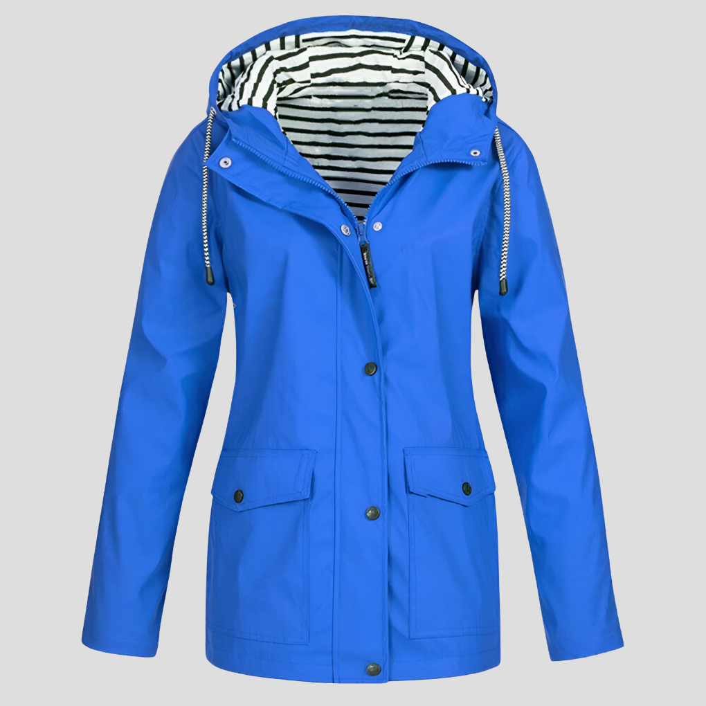 Women's Waterproof Jacket, Hooded Windproof Insulated