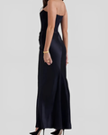 Women's Draped Maxi Dress Wedding Guest Formal 4