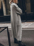 Klara | Chunky Ribbed Long Cardigan with Wide Collar for Women 3