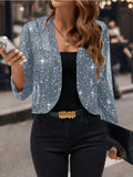 Women's Glitter Sequin Cardigan Jacket 6