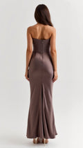 Women's Column Maxi Dress Wedding Guest Formal 5