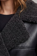 Nell | Oversized Shearling Coat with Belt for Women 5