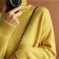 Natalie | Chunky Cable Knit Turtleneck Sweater for Women 3