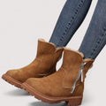 Norma | Khaki Warm Winter Boots, Comfort Fit 6