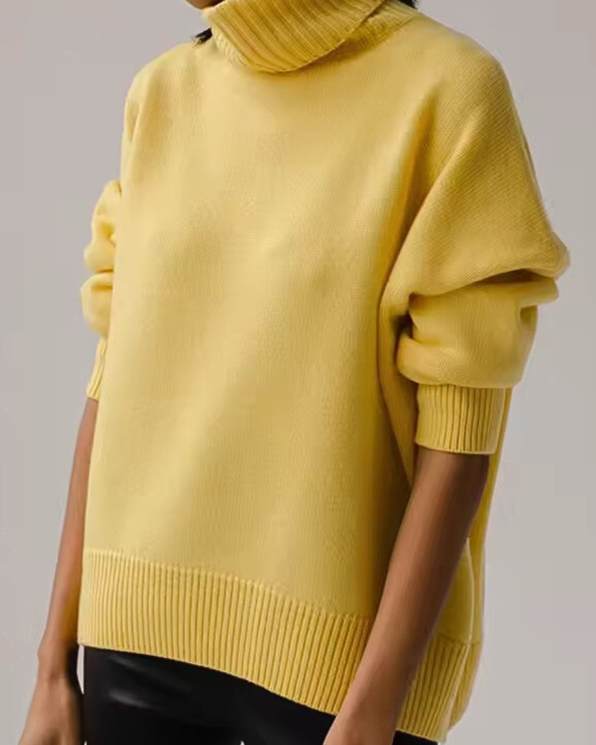 Lesley | Oversized Turtleneck Knit Sweater for Women