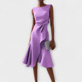 Sophisticated Sleeveless Midi Dress for Women 6