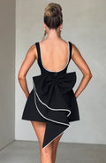Women's Structured Mini Dress Wedding Guest Formal 6