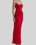 Women's Draped Maxi Dress Wedding Guest Formal 6