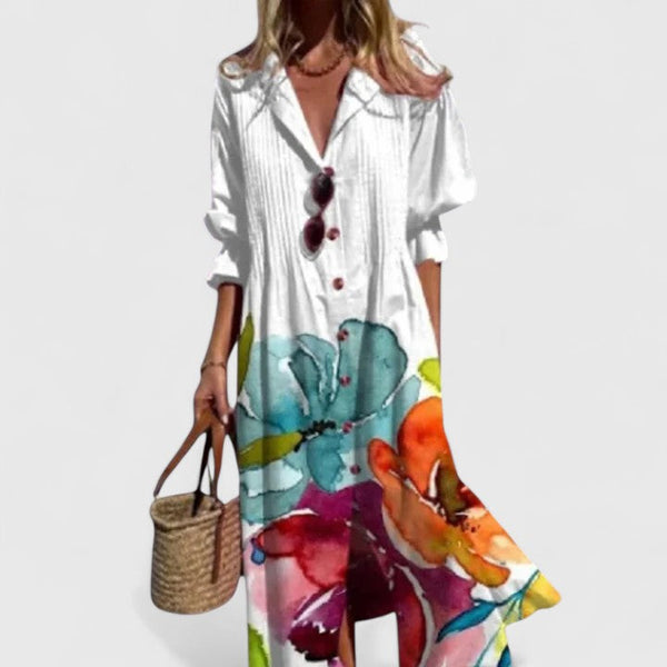 Elegant Boho Maxi Dress for Women