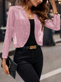 Women's Glitter Sequin Cardigan Jacket 5