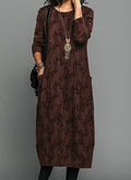 Women's Printed Midi Dress Wedding Guest Formal 2