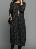 Women's Printed Midi Dress Wedding Guest Formal 4