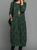 Women's Printed Midi Dress Wedding Guest Formal 1