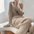 Jelena | Chic Women's Ribbed Knit Wide Leg Set 2