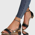Cushioned Arch Support Heeled Sandals for Women 3