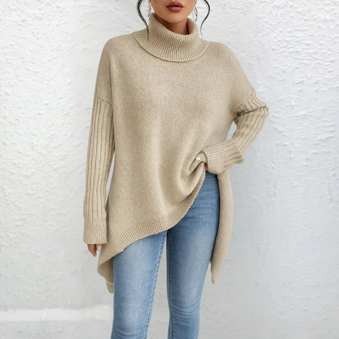 Florence | Loose Fit Soft Turtleneck Sweater for Women