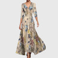 Elegant Wrap Midi Dress for Women 3