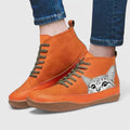 Eri | Orange Orthopedic Boots, Unique Design 6