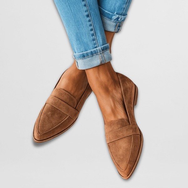 Soft Suede Cushioned Loafers for Women