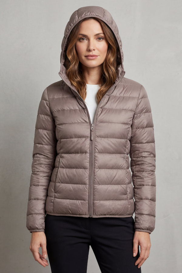 Montarello | Lightweight Packable Hooded Puffer Jacket for Women