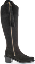 Valentina Slim | Black Narrow-Calf Riding Boots for Women 2