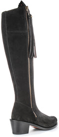 Valentina Slim | Black Narrow-Calf Riding Boots for Women 3