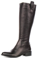 Jenna | Black Mid-Calf Riding Boots for Women 6