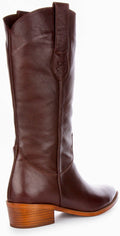 Anna | Brown Cowboy Mid-Calf Boots for Women 3