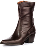 Luisa | Brown Cowboy Ankle Boots for Women 5