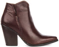 Willow | Dark Brown Cowboy Ankle Boots for Women 2