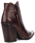 Willow | Dark Brown Cowboy Ankle Boots for Women 3
