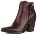 Willow | Dark Brown Cowboy Ankle Boots for Women 6